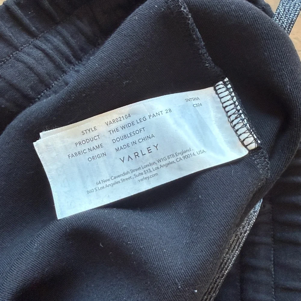 Varley The Wideleg Pant 28 Doublesoft Black Pants XXS - Picture 5 of 8